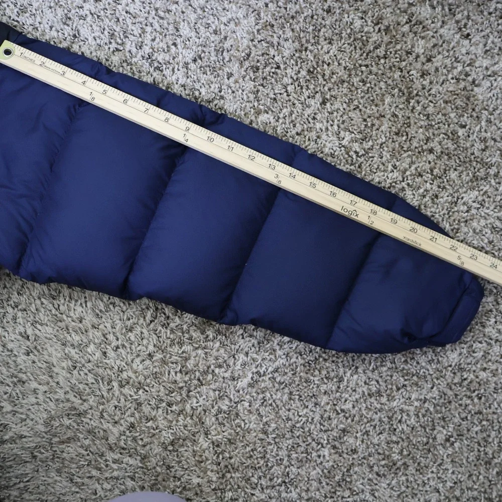 2009 The North Face Nuptse‎ 700 Puffer Jacket Medium Black Navy Blue Down
